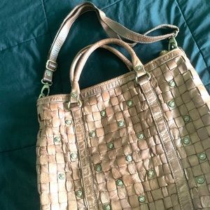 Civico93 100% Leather Textured Purse